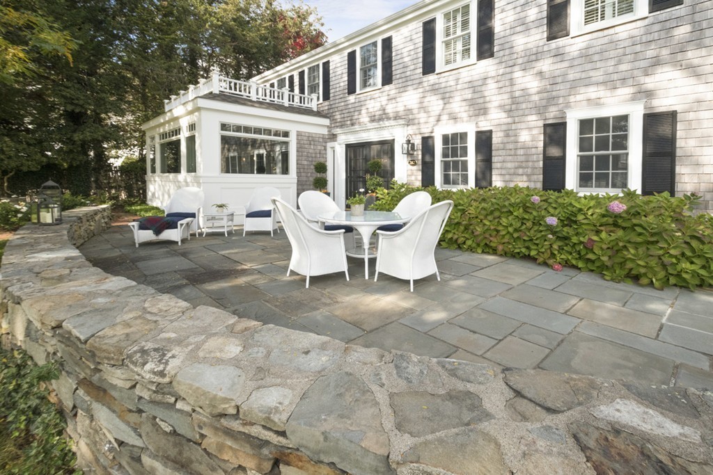 282 King Caesar Road Duxbury, MA 02332 - Photo 6 of 30 a view of a patio with couches table and chairs and potted plants