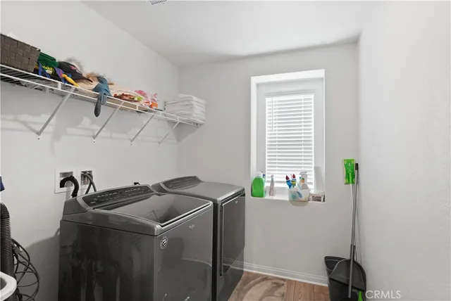 a room with storage and utility