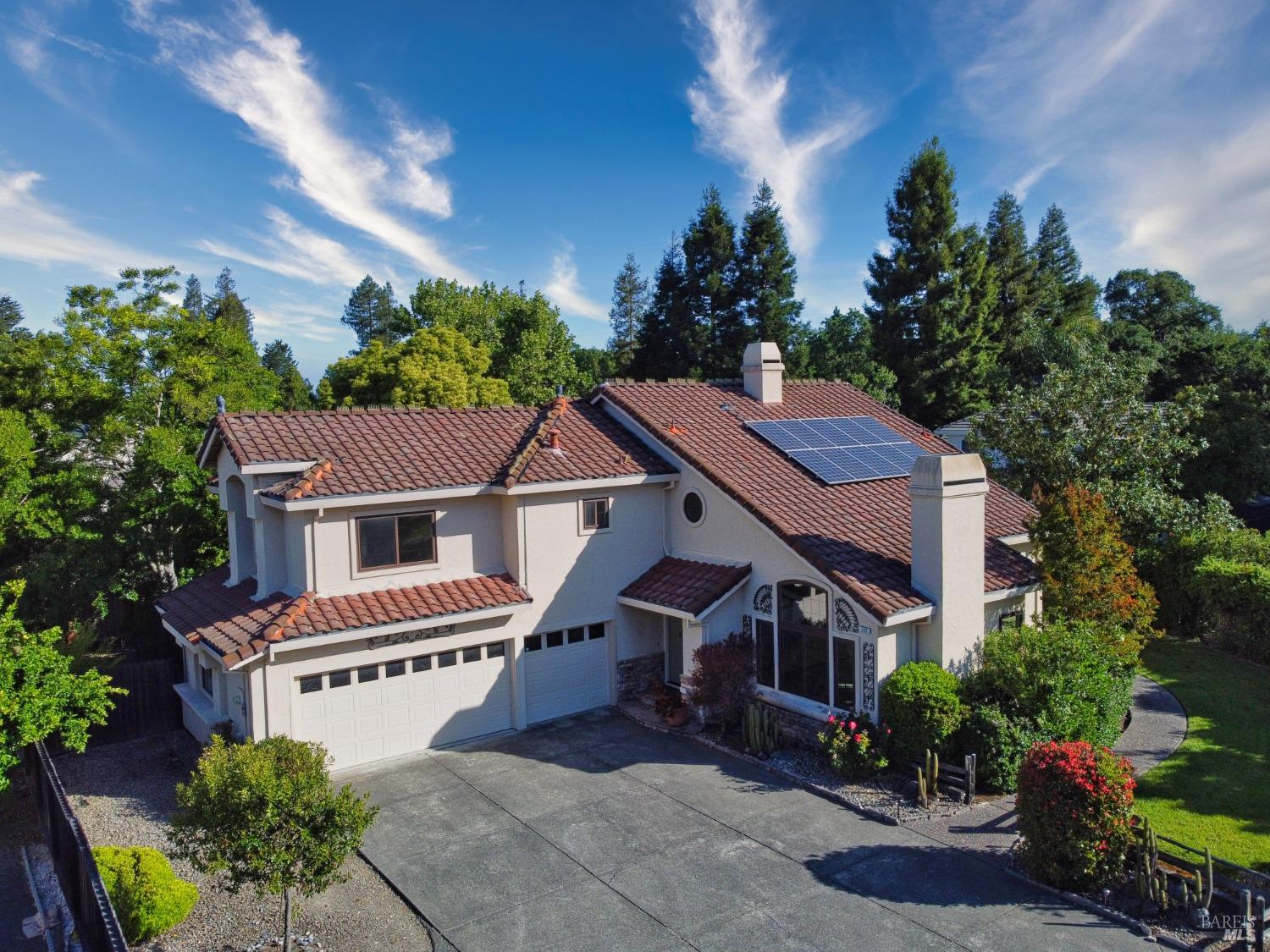 117 Cottontail Way Windsor, CA 95492 - Photo 1 of 1 a aerial view of a house with a yard and potted plants