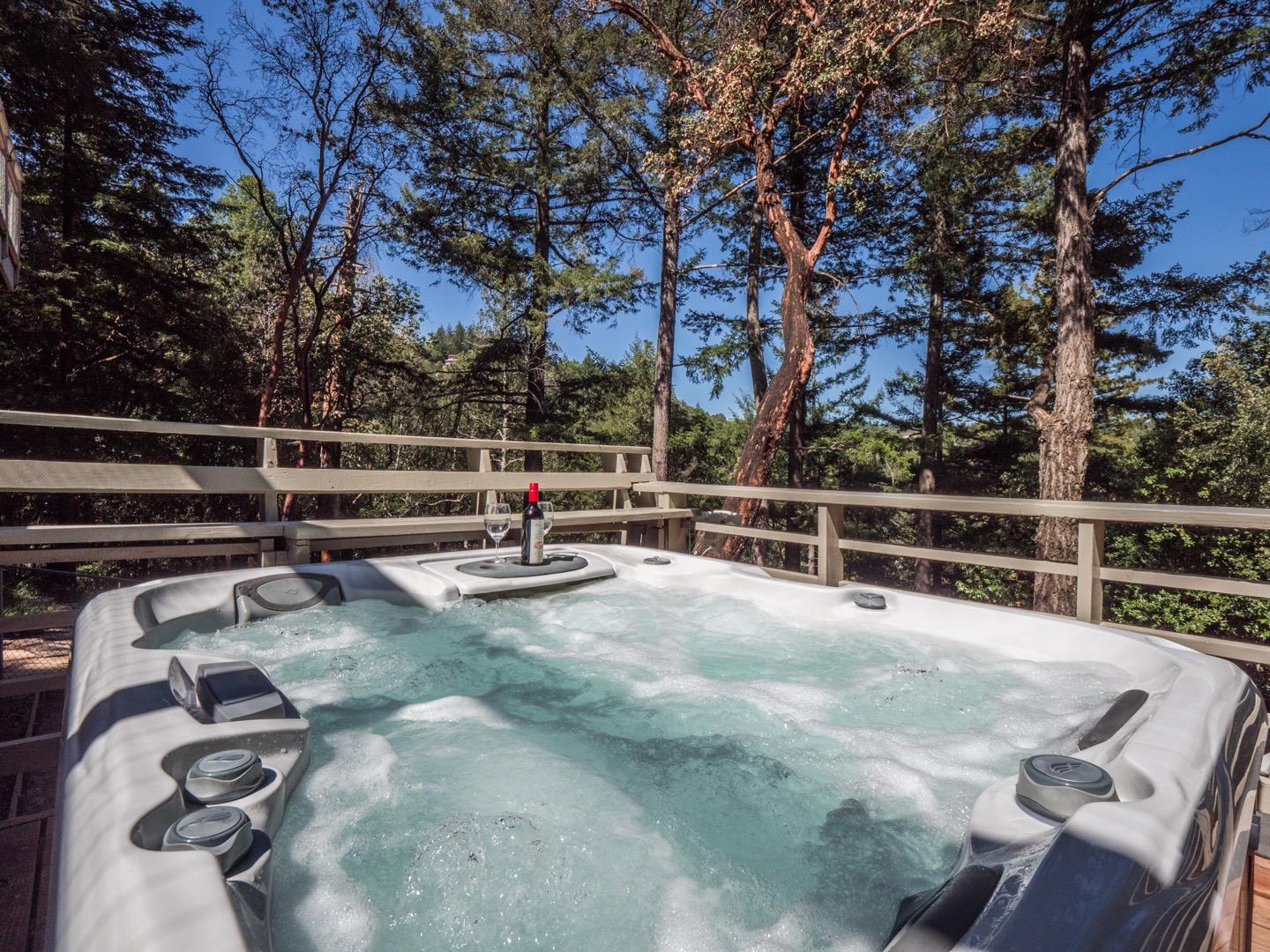 18635 Favre Ridge Road Los Gatos, CA 95033 - Photo 61 of 74 a view of a swimming pool with lounge chair