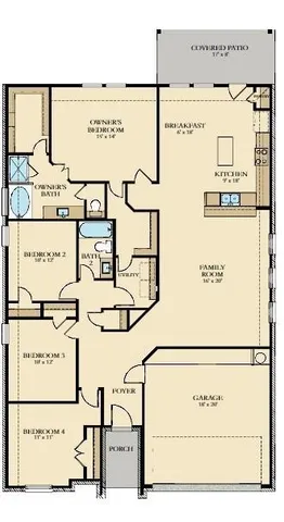 $2,100 | 4302 Penstemon Slate Drive, Baytown, TX 77521