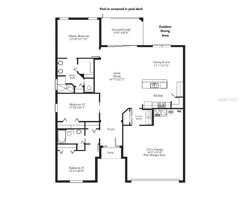 3782 Arlington Ridge Boulevard Leesburg, FL 34748 - Photo 3 of 52 a picture of a floor plan