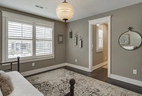 a living room with furniture and rug