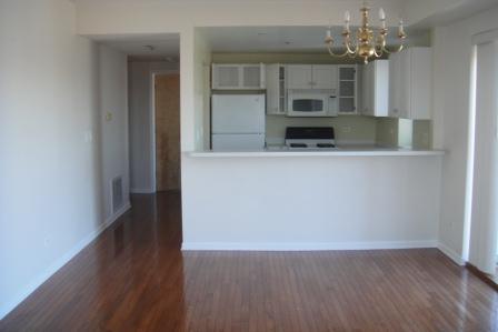 6238 West 26th Street, Unit 504 Berwyn, IL 60402 - Photo 3 of 8 a living room with kitchen island granite countertop furniture and a fireplace