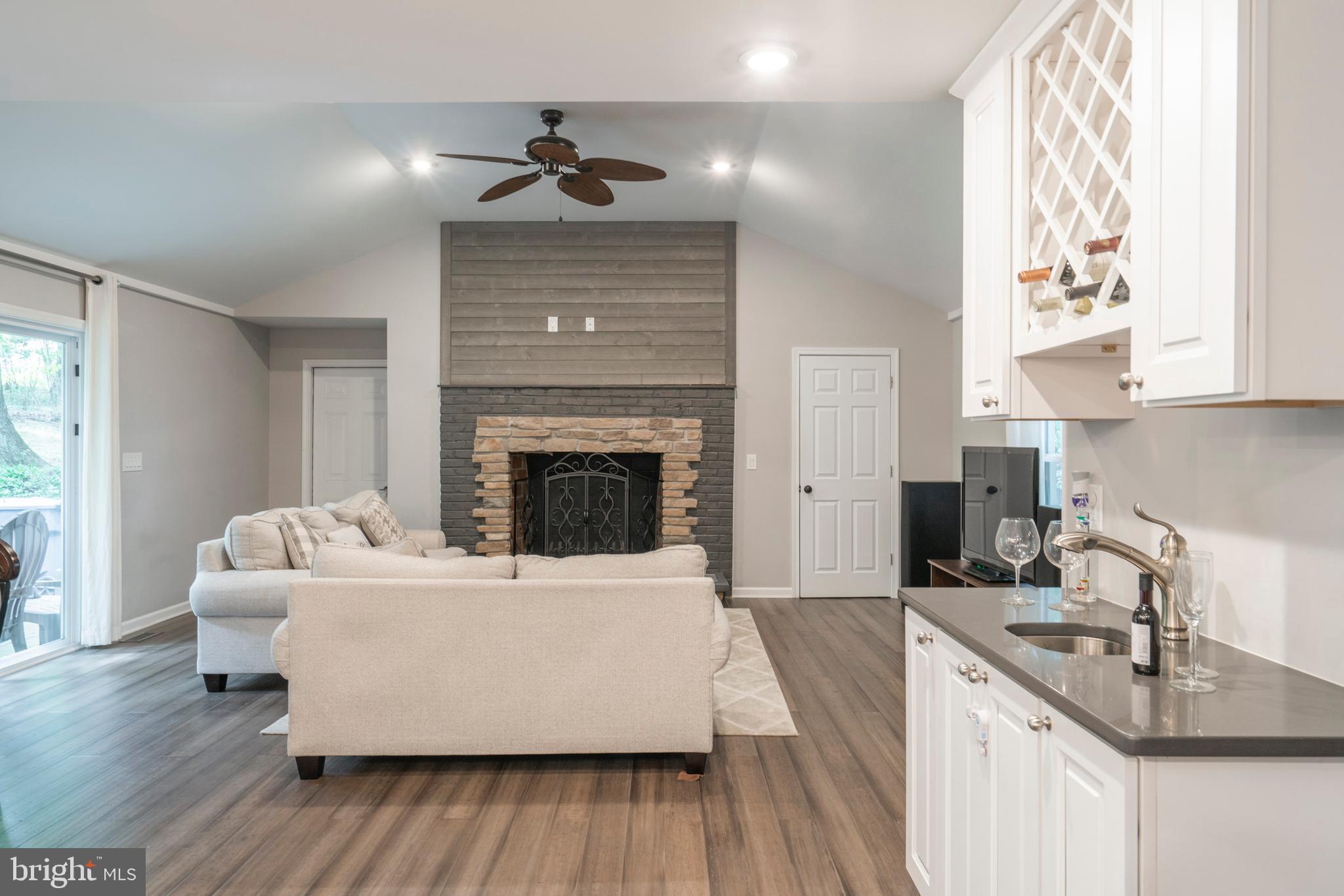 489 Cassatt Road Berwyn, PA 19312 - Photo 20 of 61 Wet bar and Vaulted Family Room