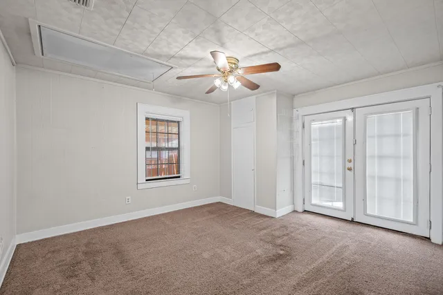 wooden floor in an empty room