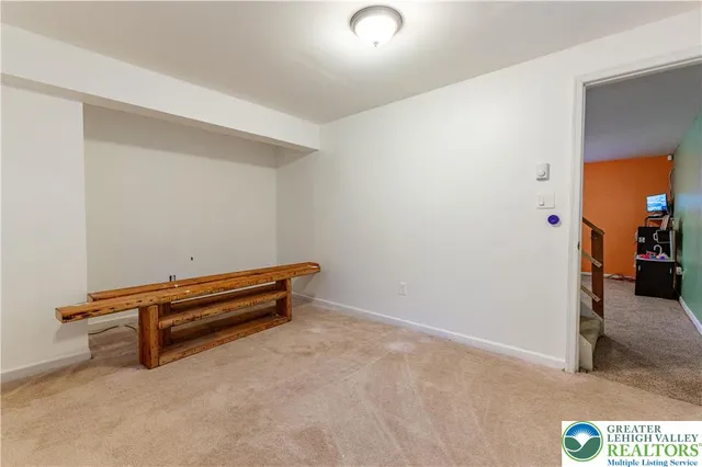 a view of room with furniture