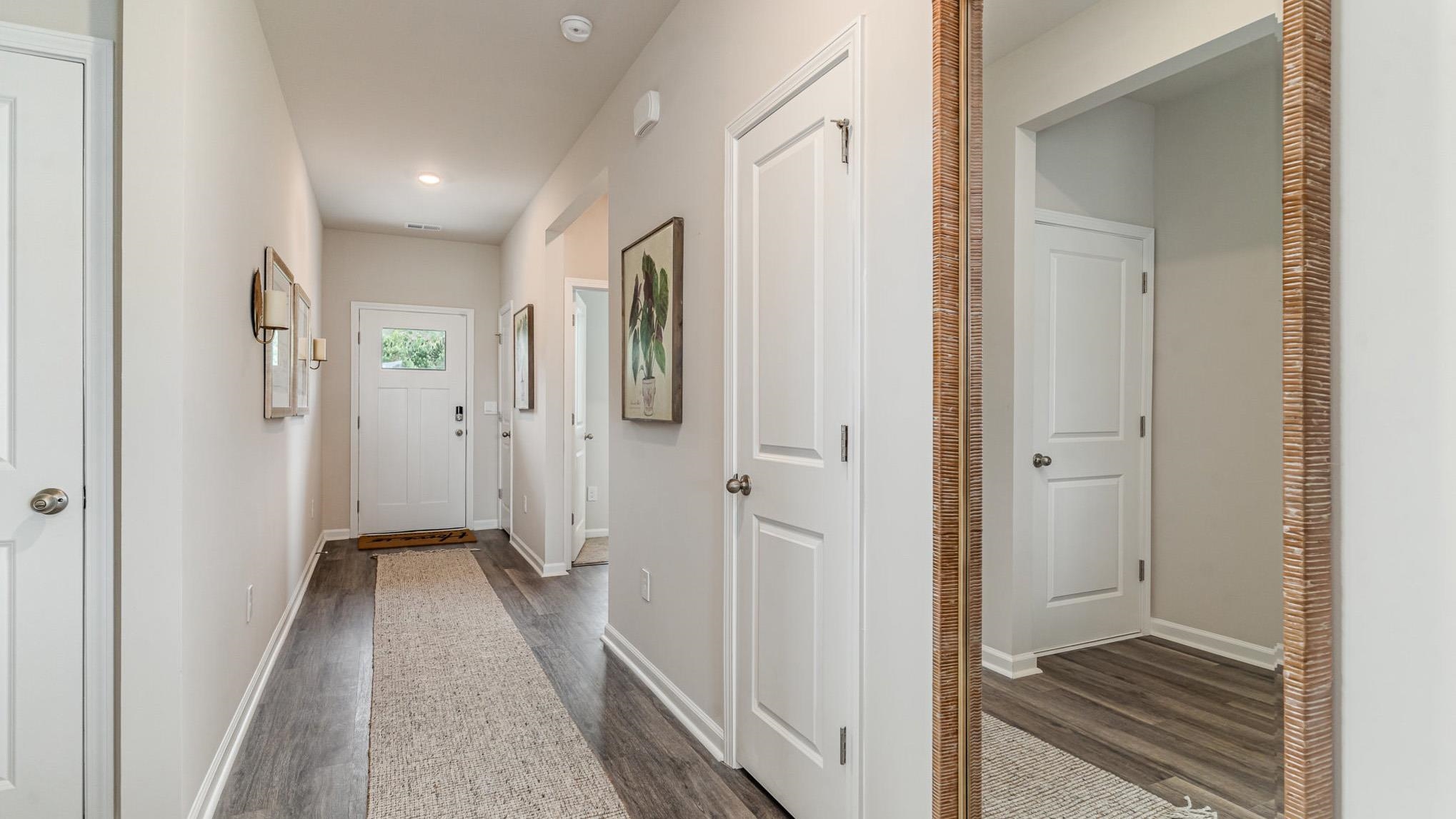 1324 Parkside Court Conway, SC 29527 - Photo 4 of 23 Doorway to outside with wood finished floors and recessed lighting