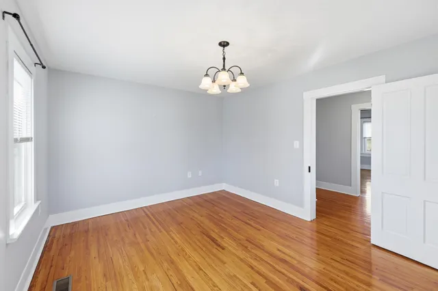 a view of an entryway with front door