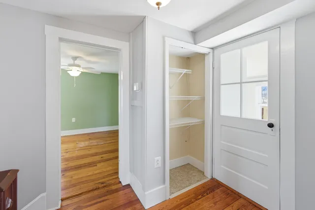 a view of storage and utility room
