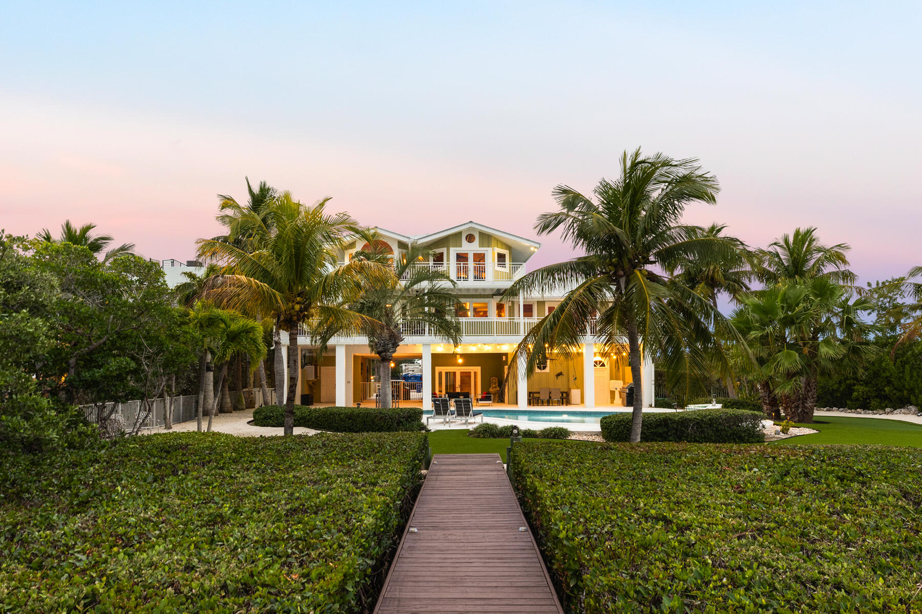 51 Mutiny Place Key Largo, FL 33037 - Photo 65 of 75 Palm tree framed estate home