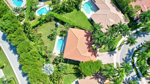 an aerial view of a