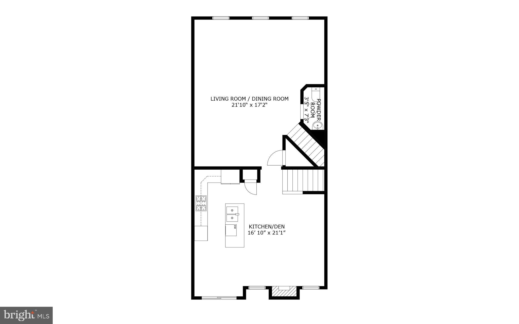 208 Jackdaw Alley, Unit 208 Springfield, PA 19064 - Photo 41 of 43 a picture of a floor plan