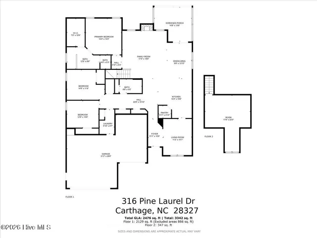$558,900 | 316 Pine Laurel Drive, Carthage, NC 28327