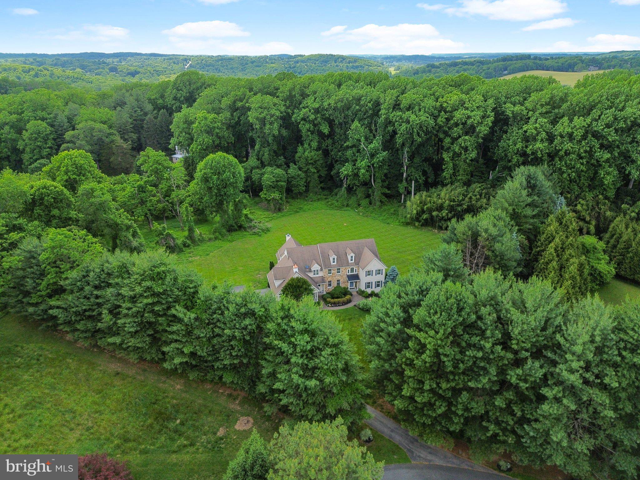 342 Ring Road Chadds Ford, PA 19317 - Photo 78 of 95 Serene estate nestled in lush greenery.
