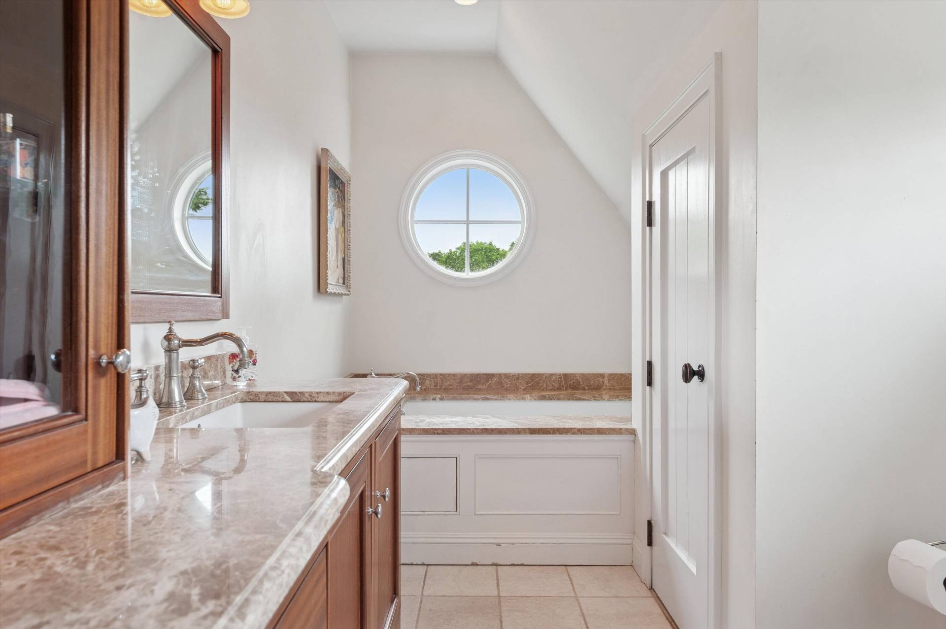 200 Great Hill Road Southampton, NY 11968 - Photo 22 of 44 a bathroom with a sink and a mirror