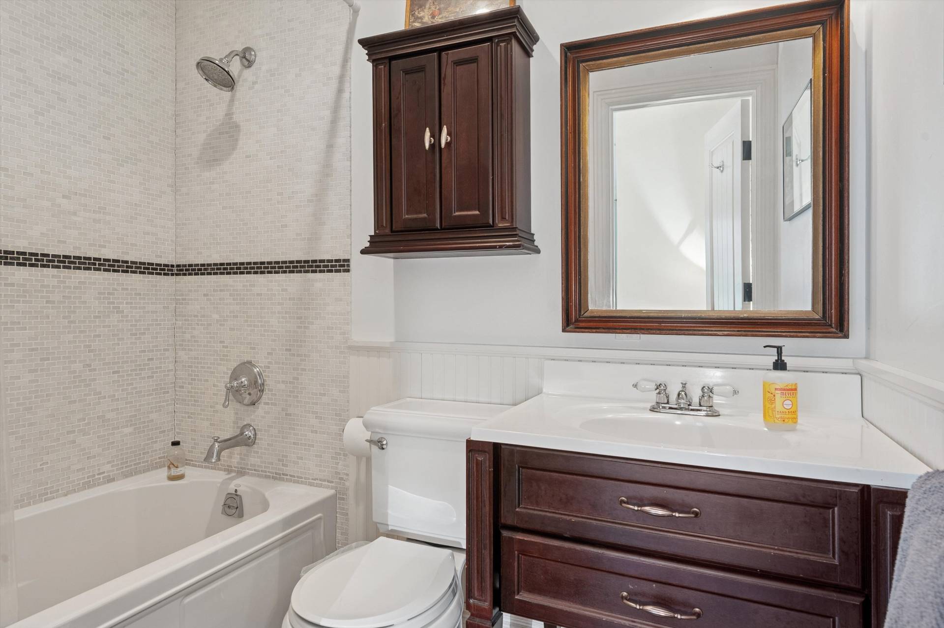 200 Great Hill Road Southampton, NY 11968 - Photo 24 of 44 a bathroom with a sink and a mirror