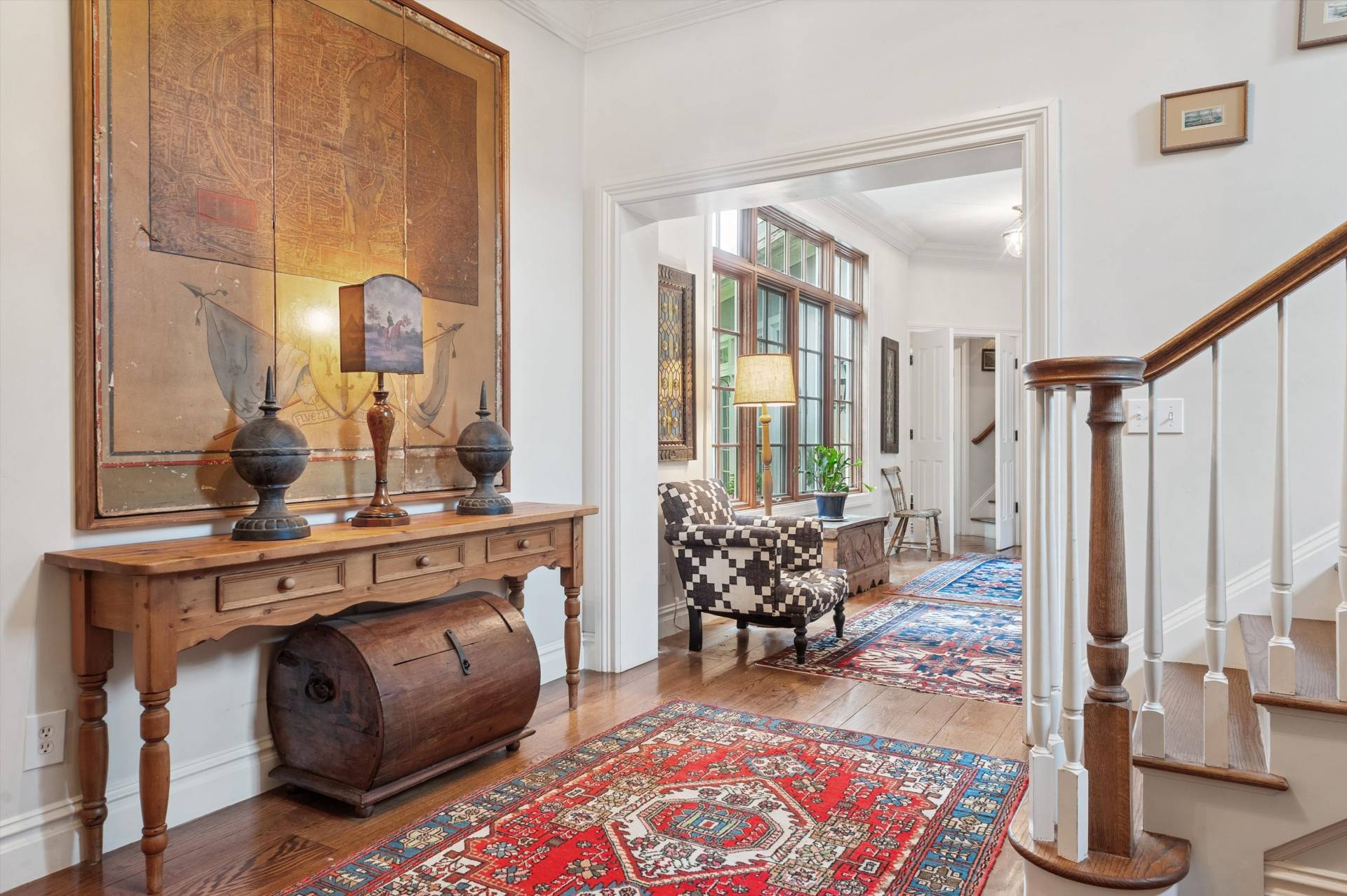200 Great Hill Road Southampton, NY 11968 - Photo 3 of 44 a living room with furniture and a fireplace
