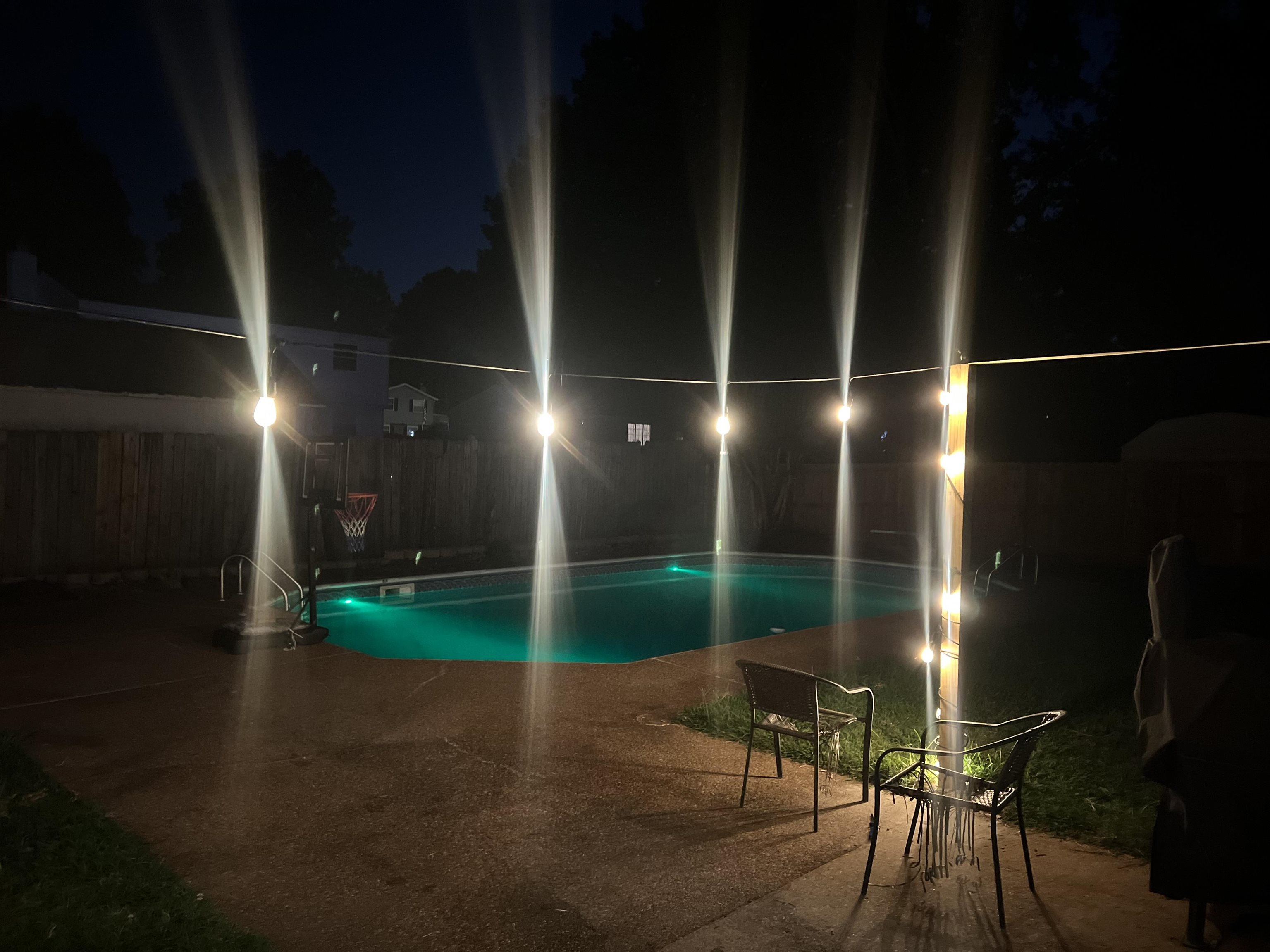4182 Luther Road Bartlett, TN 38135 - Photo 4 of 40 Gorgeous night time swimming!