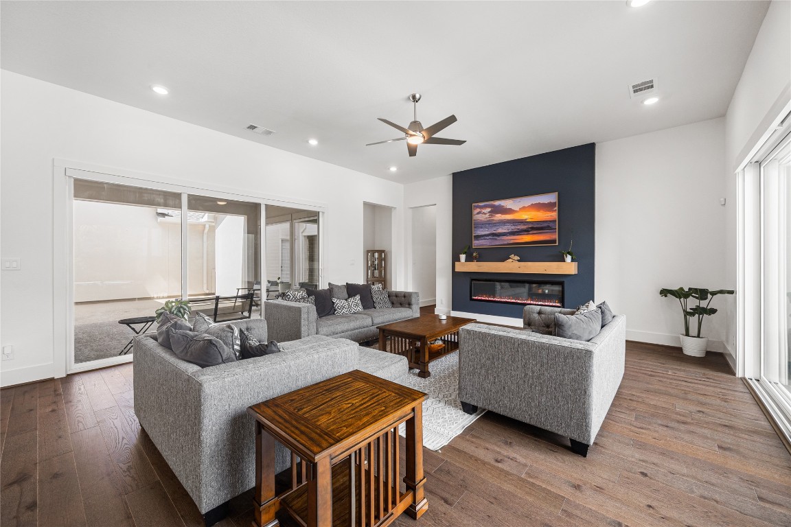 4114 Pleasant Ridge Drive Spring, TX 77386 - Photo 16 of 48 Both sliders open up in the main living area that is perfect for indoor/outdoor living.