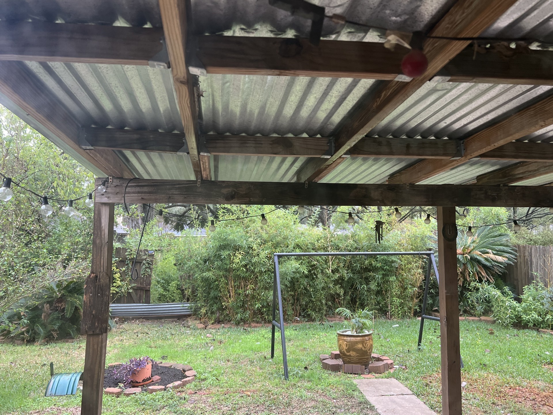 1635 Ainsdale Drive Houston, TX 77077 - Photo 14 of 32 View of the back yard from the bedroom door.