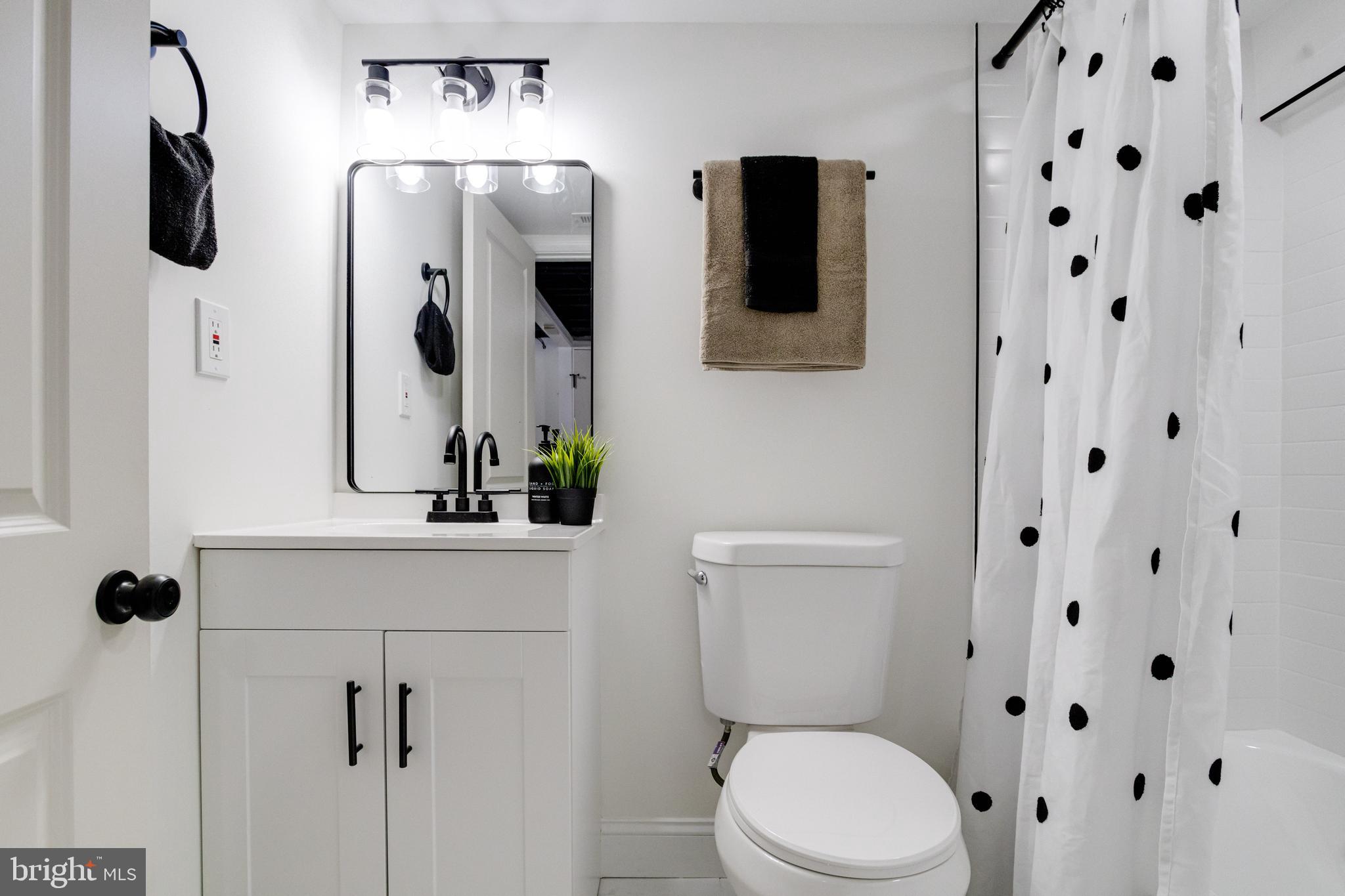 1729 Winans Avenue Halethorpe, MD 21227 - Photo 37 of 40 a bathroom with a toilet sink and mirror