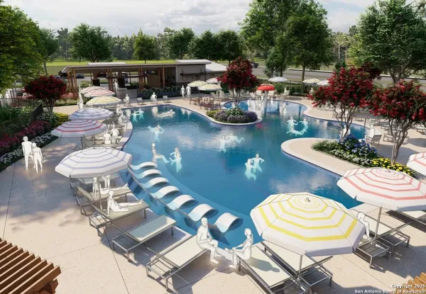a view of a chairs and table in a patio