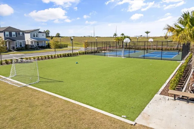 a view of a tennis court