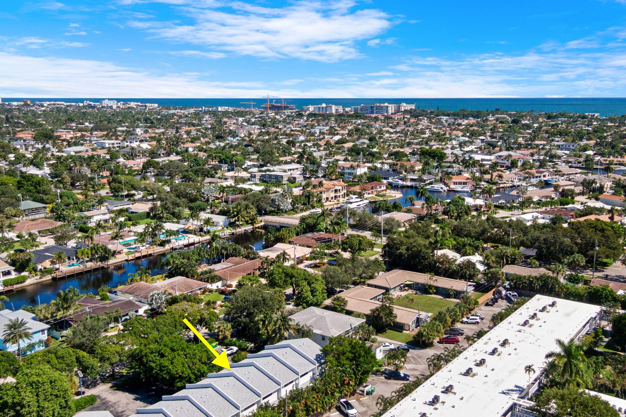 2136 Northeast 44th Street, Unit 4 Lighthouse Point, FL 33064 - Photo 46 of 51 Aerial View