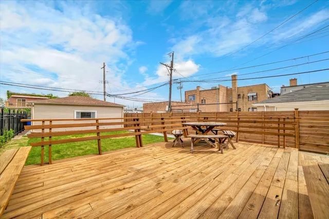 a view of a terrace with seating space