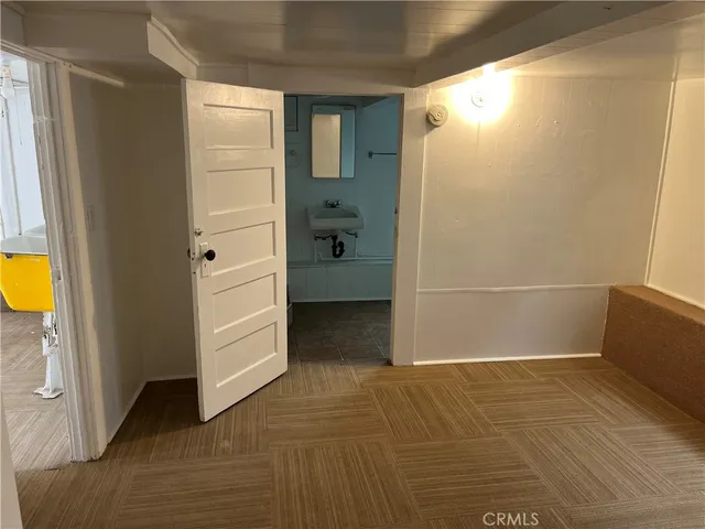 a view of empty room