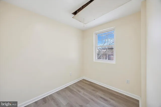 a view of an empty room