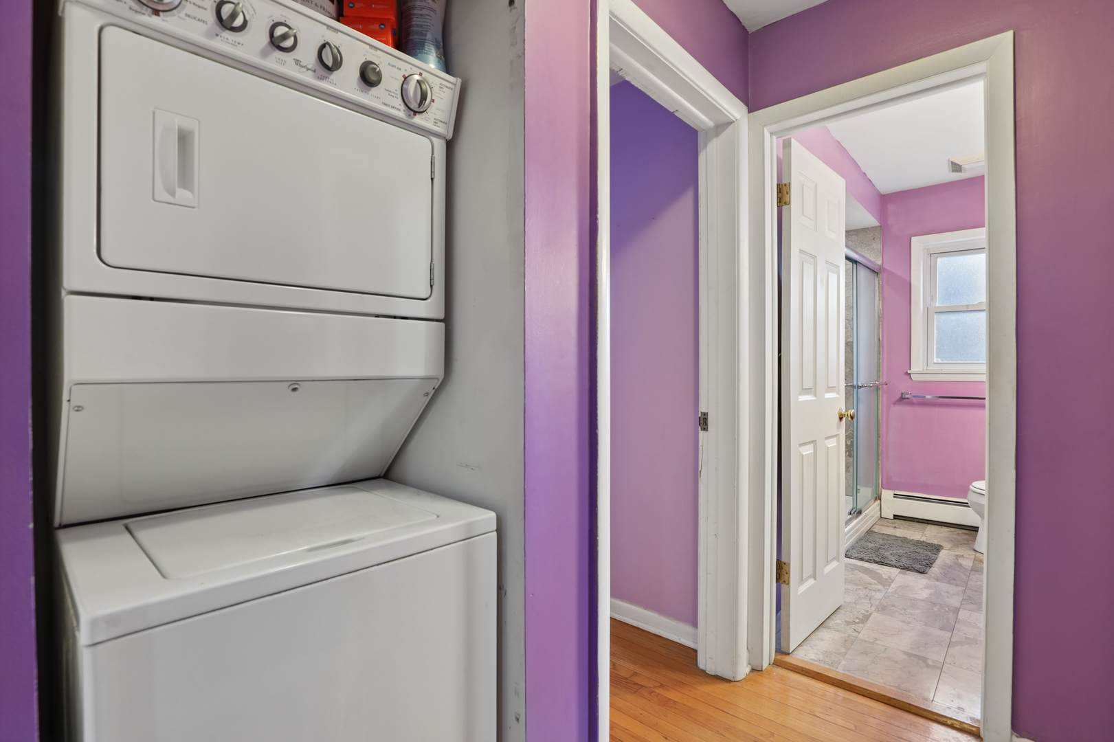 2147 Ridge Avenue, Unit 2D Evanston, IL 60201 - Photo 20 of 22 a utility room with dryer and washer