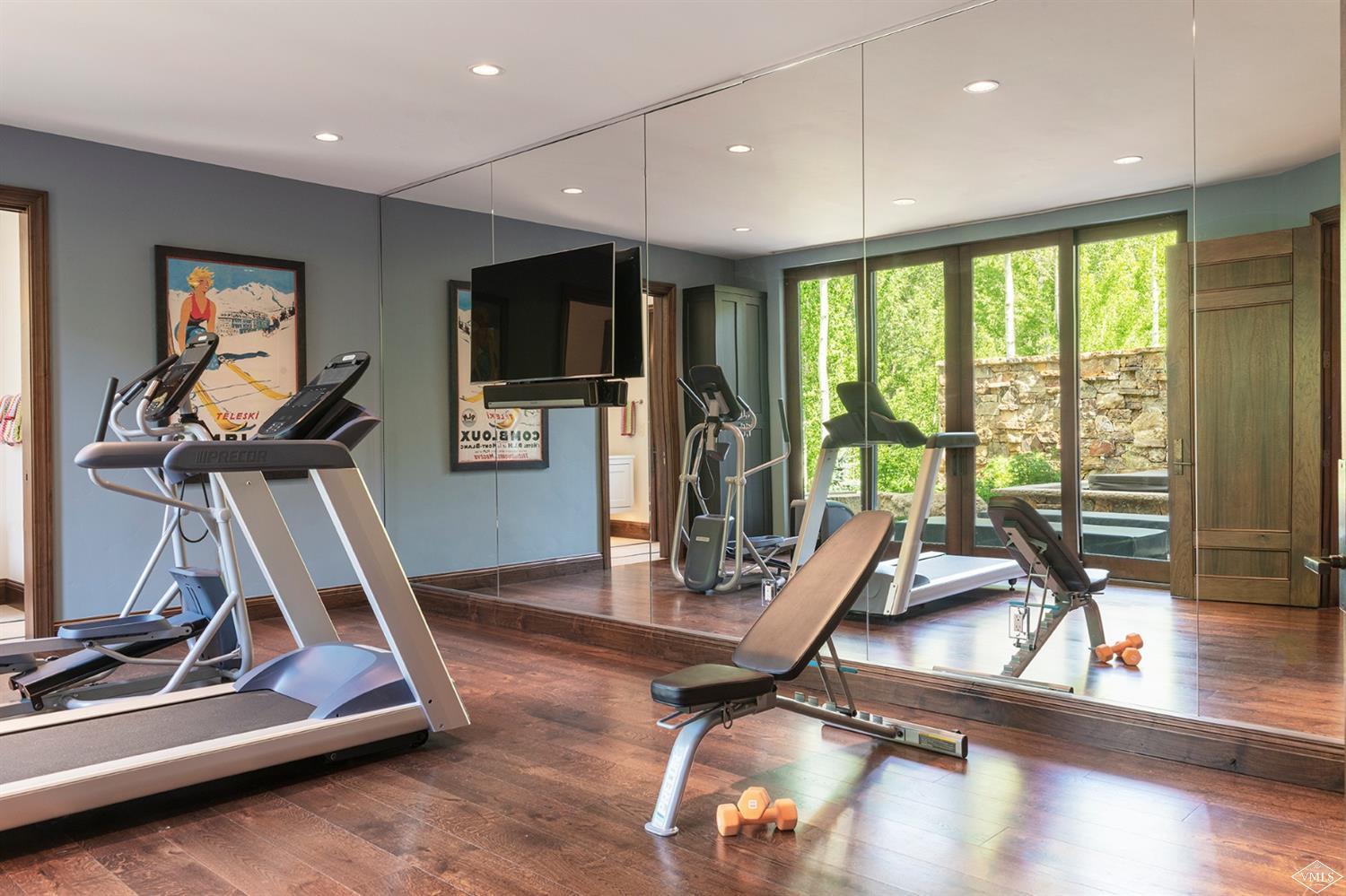 1183 Cabin Circle Vail, CO 81657 - Photo 10 of 19 a view of a room with gym equipment