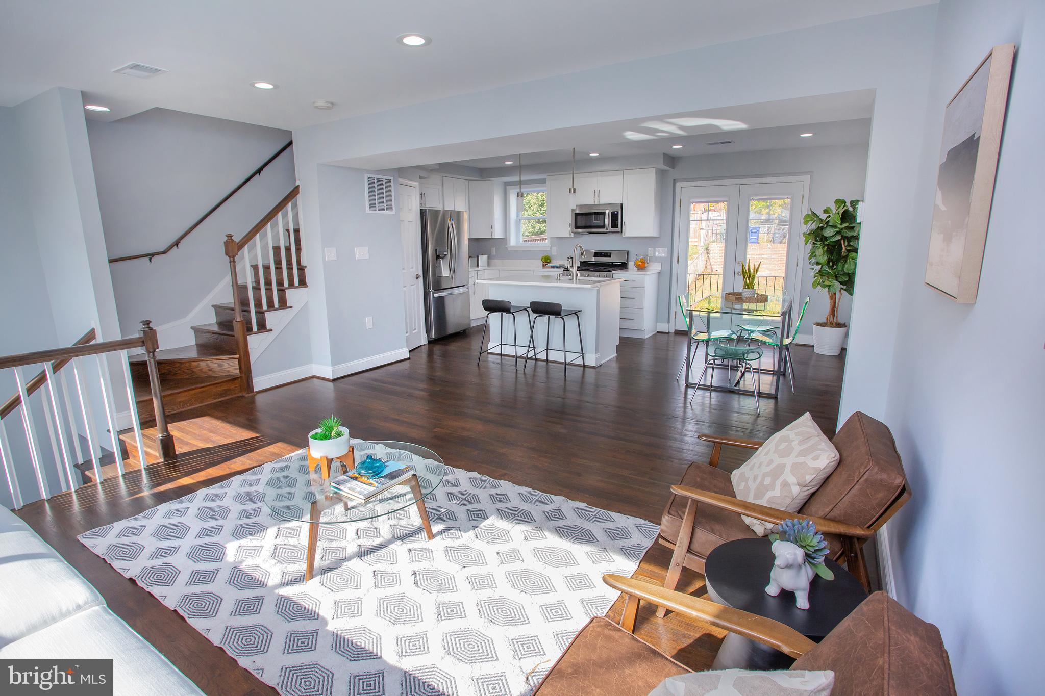 1364 W Street Northeast Washington, DC 20018 - Photo 22 of 80 Social Main Floor is open and classic!