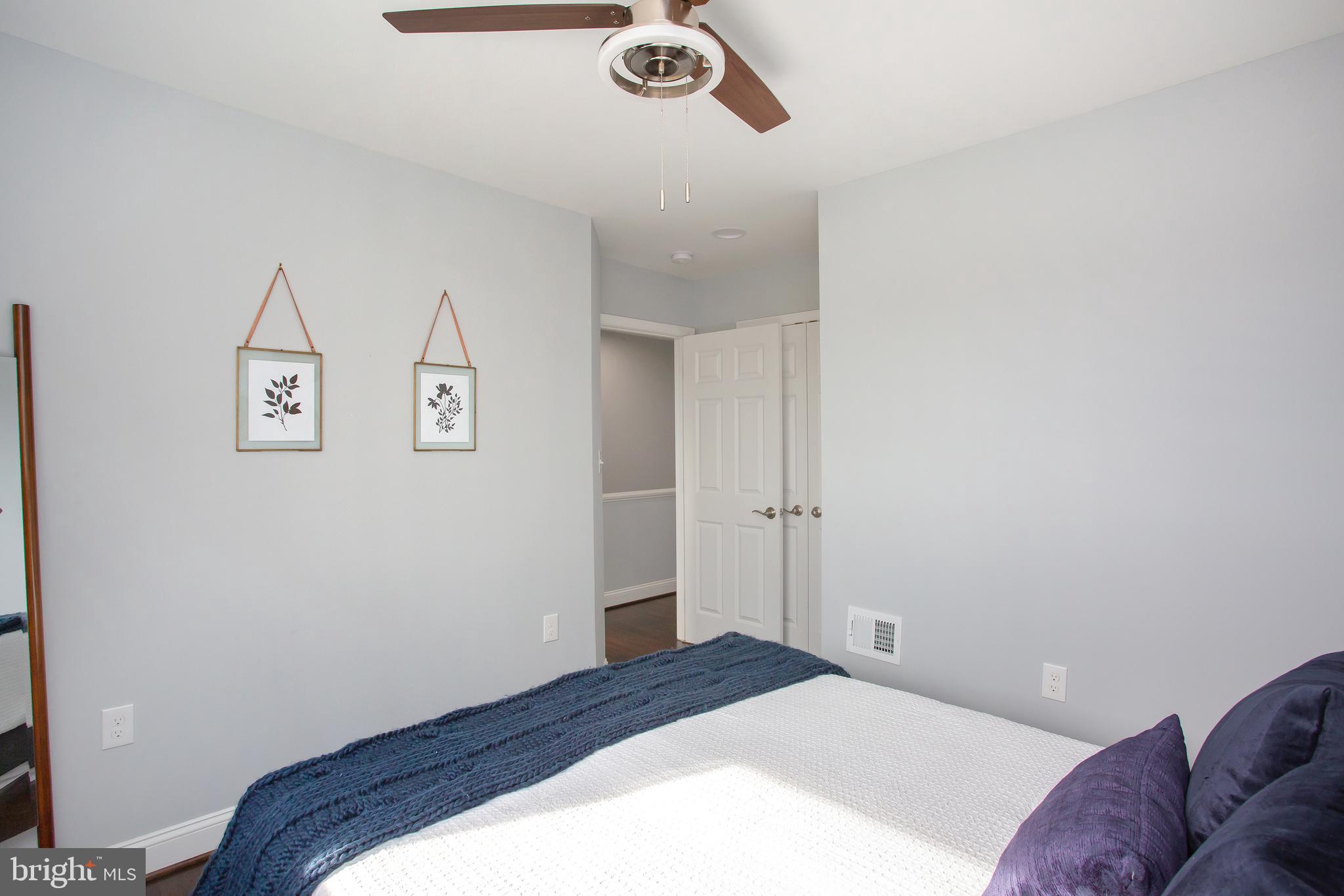 1364 W Street Northeast Washington, DC 20018 - Photo 32 of 80 Media Wall facing the Bed.