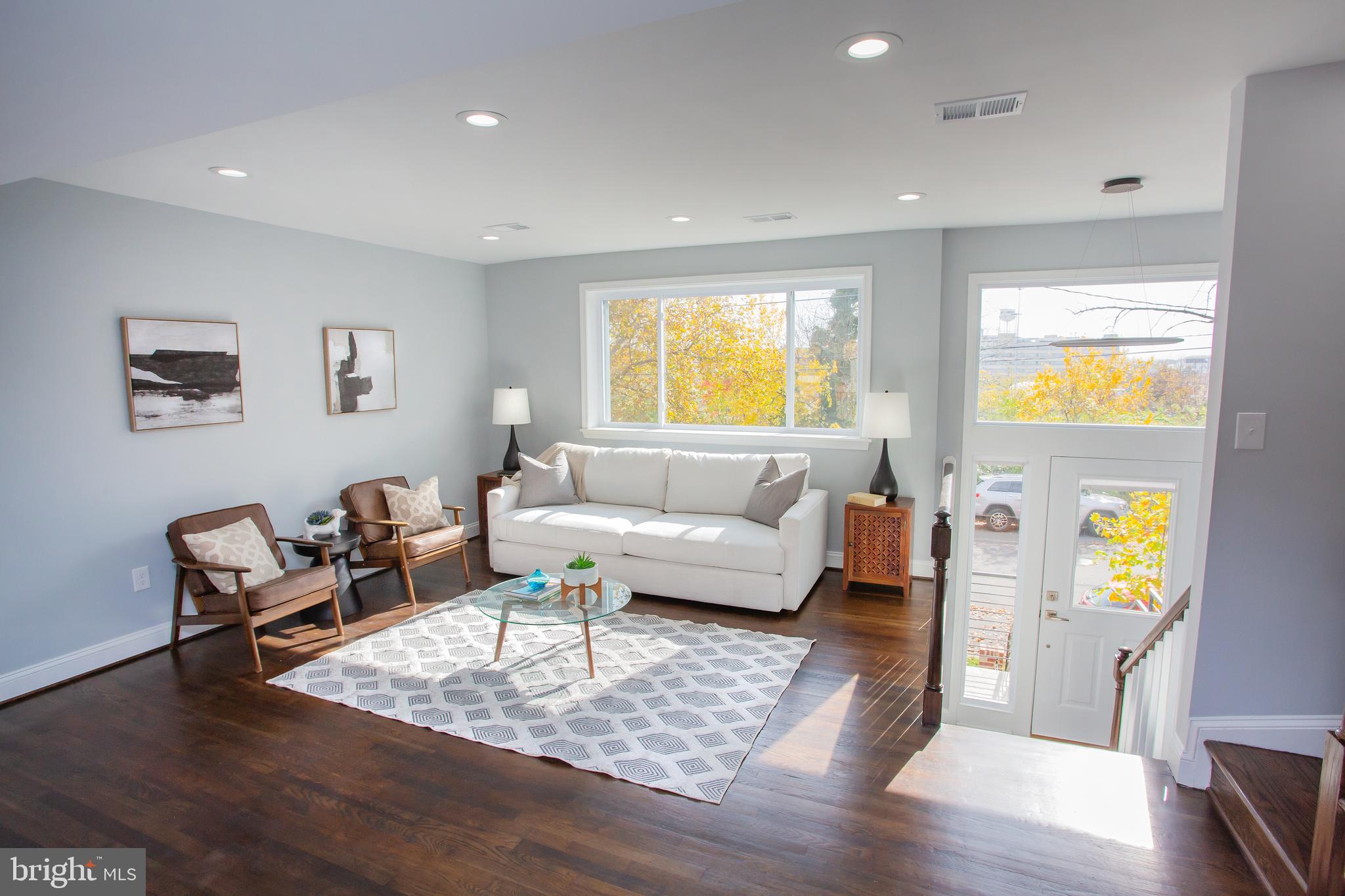 1364 W Street Northeast Washington, DC 20018 - Photo 9 of 80 Living Space is open and welcoming!