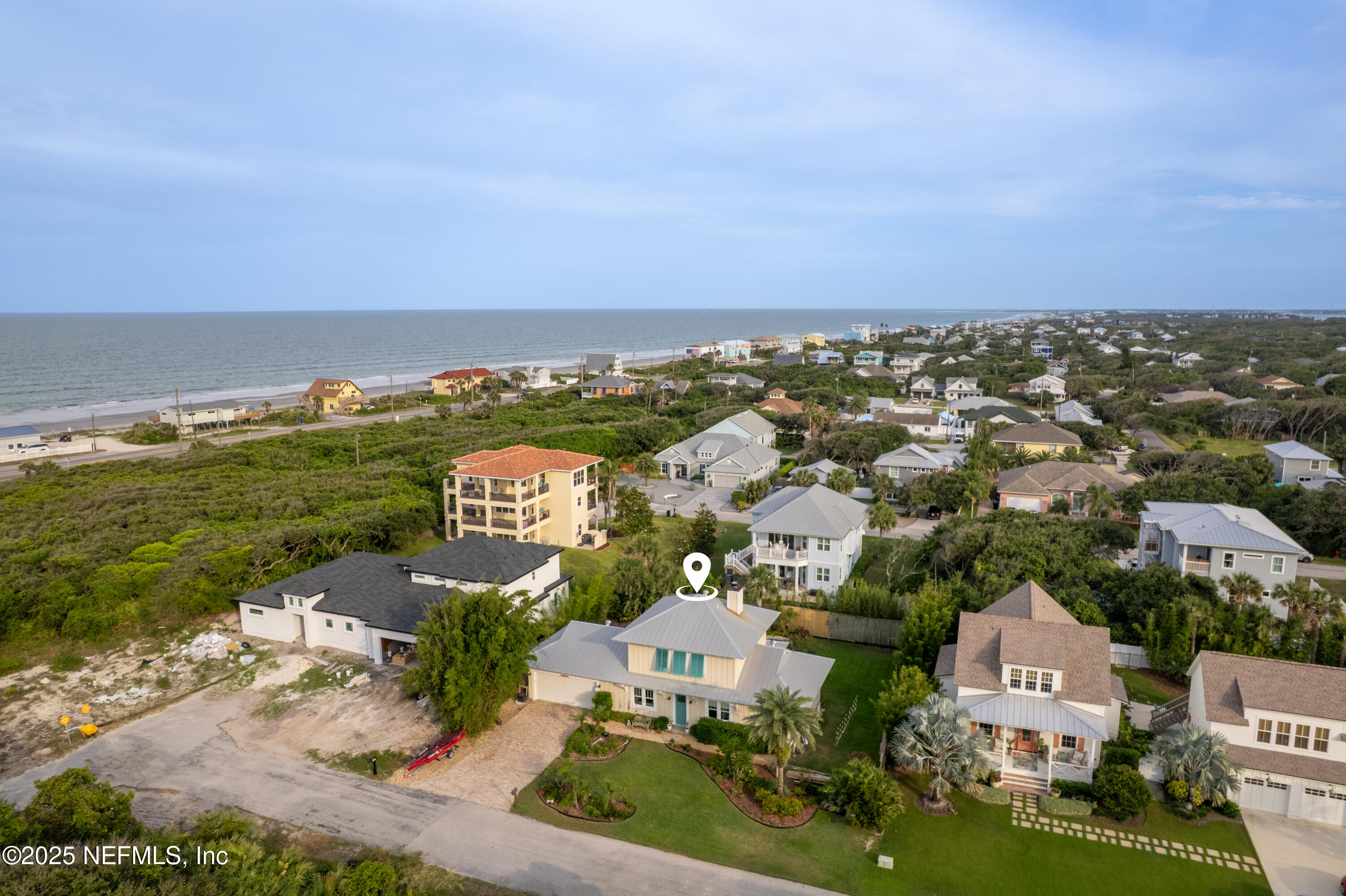211 10th Street St. Augustine, FL 32080 - Photo 40 of 47 an aerial view of a city with lots of residential buildings