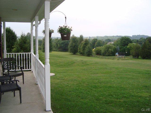 774 Bushkill Center Road Nazareth, PA 18064 - Photo 5 of 36 a view of a porch with a backyard