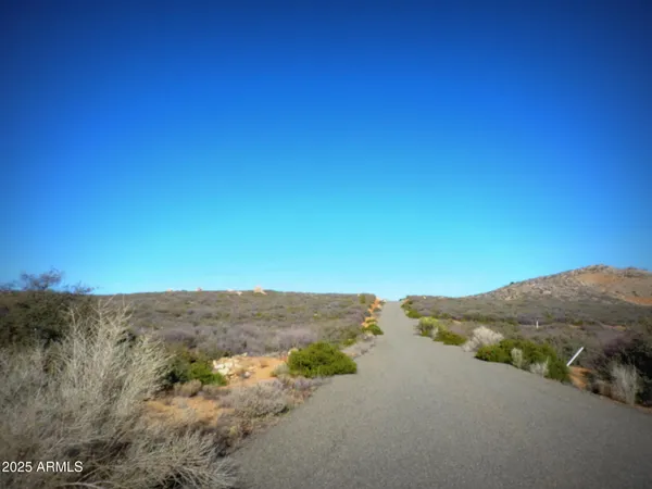 a view of a mountain with an outdoor space