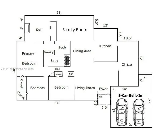 $929,000 | 11611 Southwest 106th Terrace, Miami, FL 33176