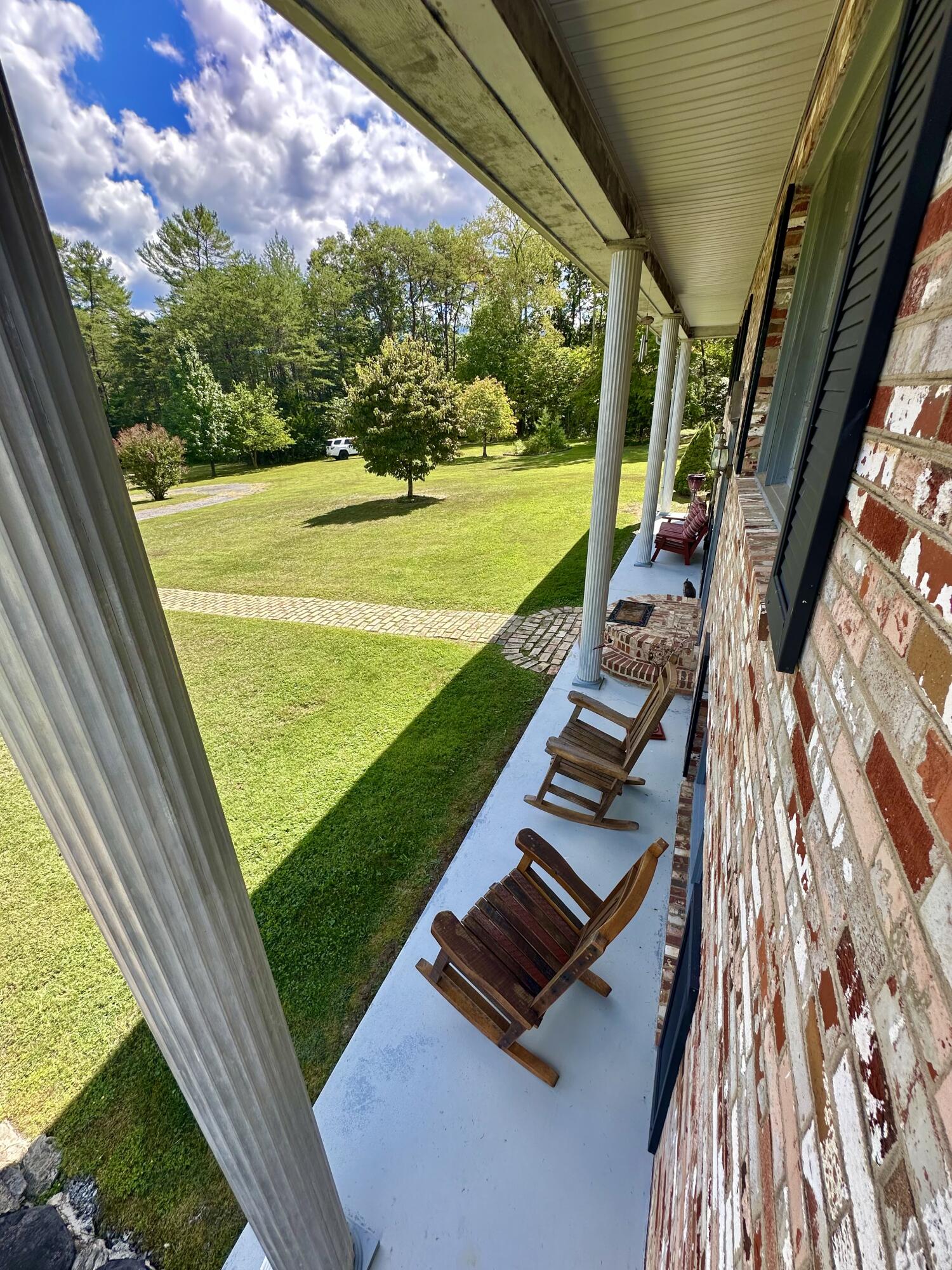 4801 Nicelytown Road Clifton Forge, VA 24422 - Photo 13 of 96 a view of a two chair and table in the balcony
