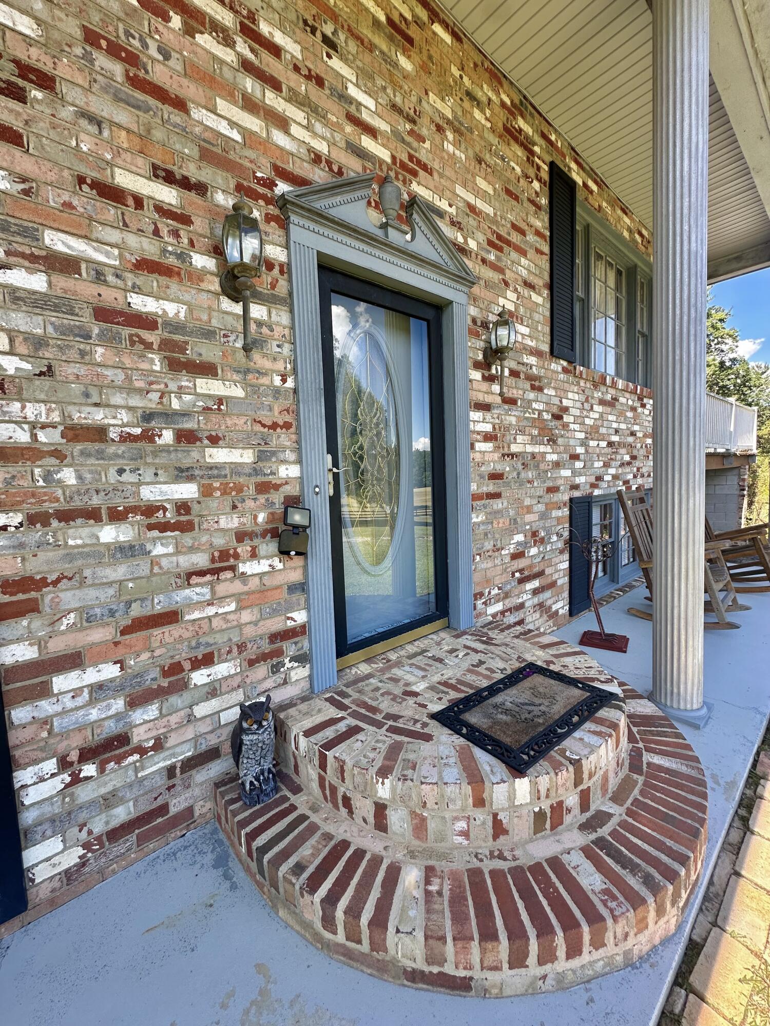 4801 Nicelytown Road Clifton Forge, VA 24422 - Photo 16 of 96 a view of a wooden door and brick wall
