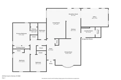 $290,000 | 2310 Rex Cruse Drive, Sherman, TX 75092