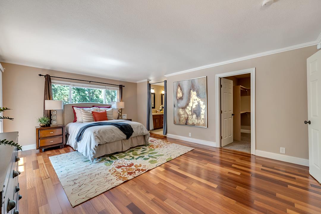 3151 Stone Valley Road Danville, CA 94526 - Photo 26 of 41 a bedroom with a large bed and a large window