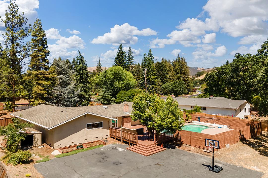 3151 Stone Valley Road Danville, CA 94526 - Photo 38 of 41 an aerial view of a house with garden space and houses