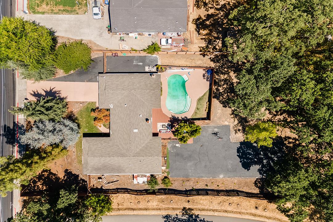 3151 Stone Valley Road Danville, CA 94526 - Photo 39 of 41 an aerial view of a house with outdoor space
