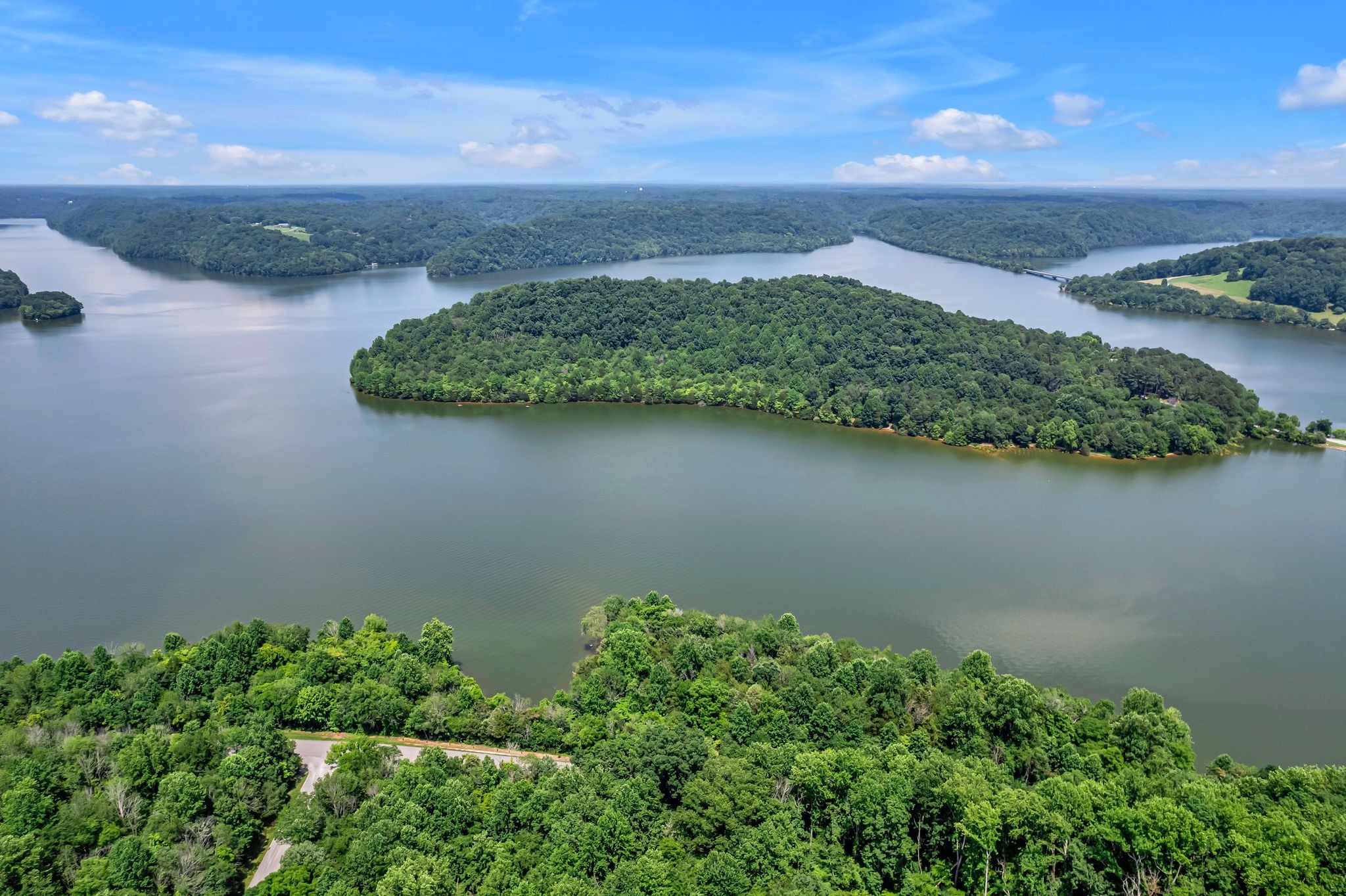 0 Scenic Road Normandy, TN 37360 - Photo 11 of 13 an aerial view of a houses with a yard and lake view