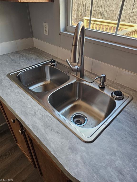 1591 Carson Road Pilot Mountain, NC 27041 - Photo 36 of 50 New deep double sink with new tall upgraded faucet