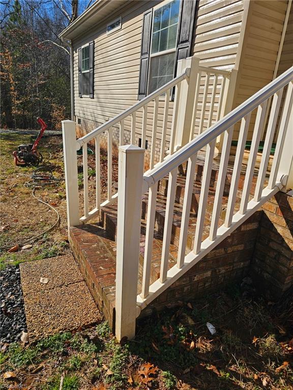 1591 Carson Road Pilot Mountain, NC 27041 - Photo 4 of 50 Nice brick steps to the covered entryway